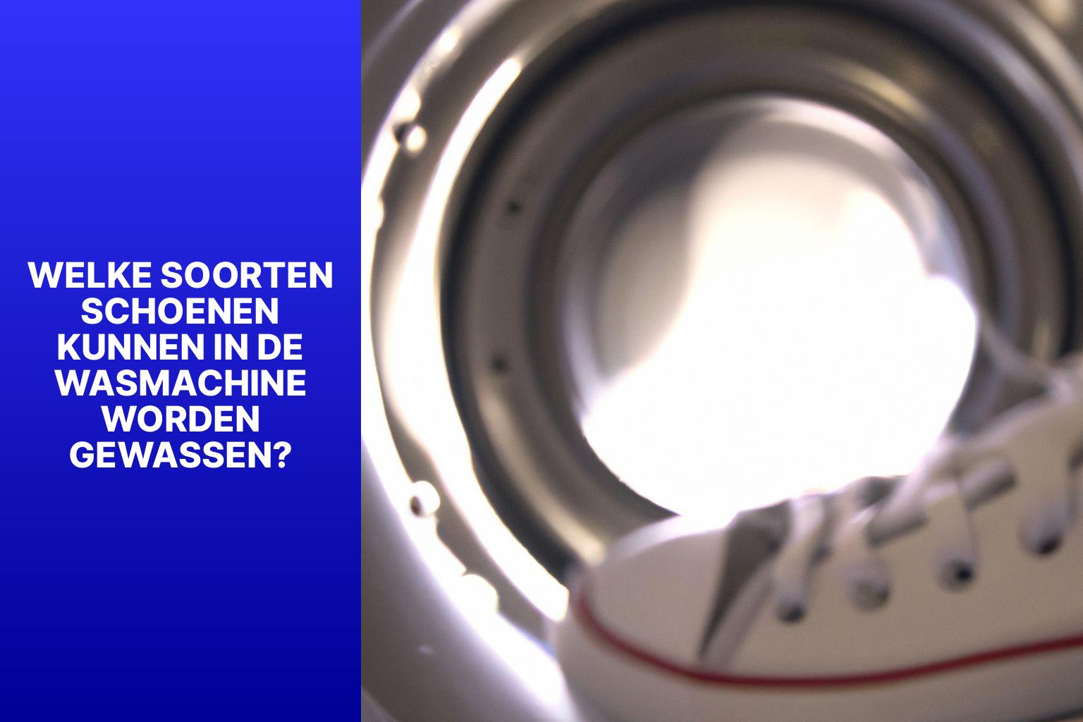Welke soorten schoenen kunnen in de wasmachine worden gewassen? - Hoe moet je schoenen wassen in de wasmachine? 