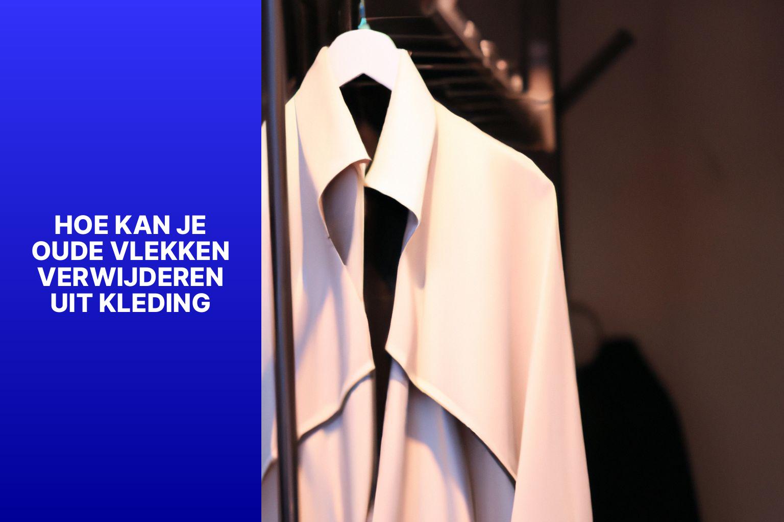 oude vlekken uit kleding krijgen