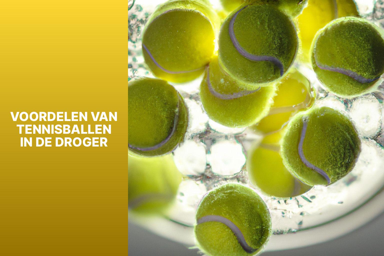 tennisballen in droger